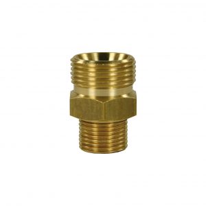 Nippel M22 met conus (AGR) | buitenwerkse draad | messing