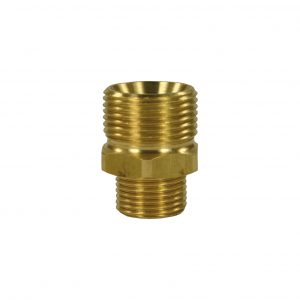 Nippel M22 | buitenwerkse draad | messing